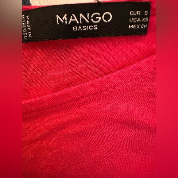 Mango Basics Vibrant Pink Tank Top XS - Picture 4 of 6